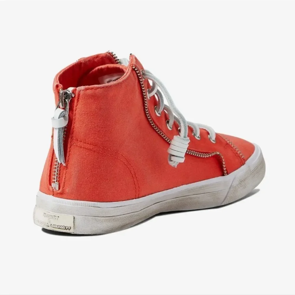 Sperry X Rebecca Minkoff Women High-Top Limited Edition Lace-Up Sneaker Size 5.5